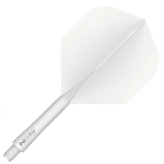 Red Dragon Nitro Flite Integrated Flight and Shaft System - No2 Medium White