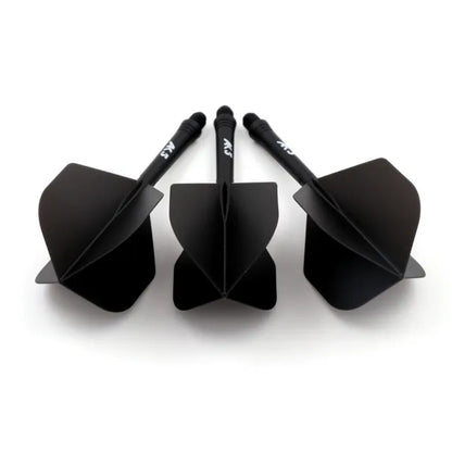 CUESOUL ROST AK5 Integrated Dart Shaft & Flight - Standard Shape - Medium - Black