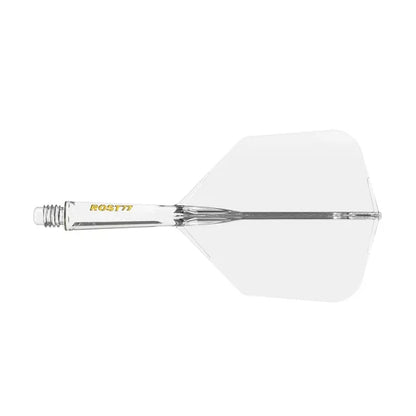CUESOUL ROST 77 Integrated Dart Shaft & Flight - Big Wing Shape - Medium - Transparent R/Y/B