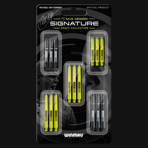 Winmau Michael van Gerwen Ring Grip MvG Design Darts Shafts Winmau Michael van Gerwen Ring Grip MvG Design Darts Shafts