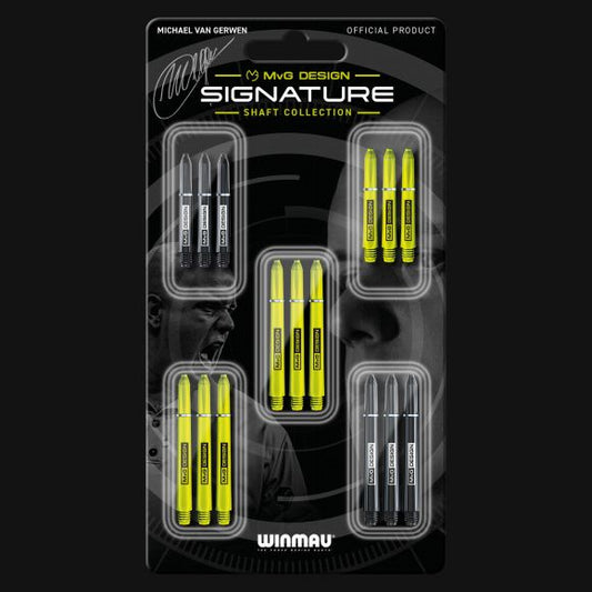 MvG (Michael Van Gerwen) Design Signature Shaft Collection