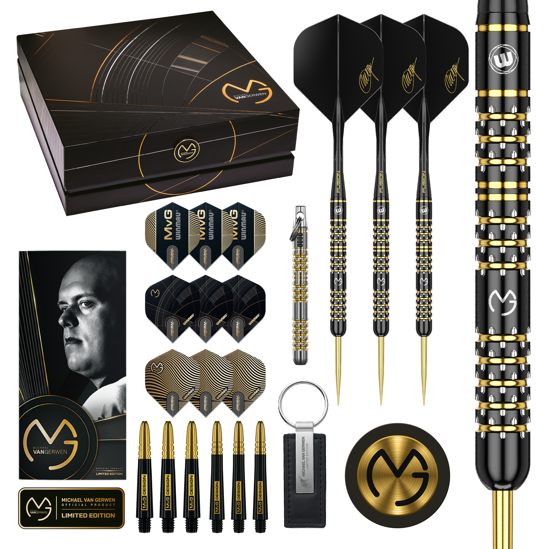 Winmau Michael Van Gerwen MVG Limited Edition 5 Year Anniversary Winmau Michael Van Gerwen MVG Limited Edition 5 Year Anniversary
