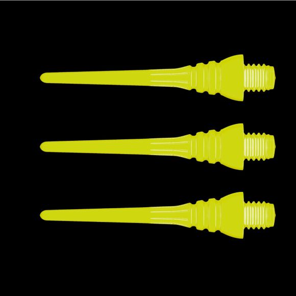 Winmau Triton Softip Points - Neon Yellow - Pack of 50