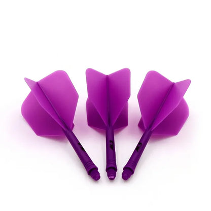 CUESOUL ROST AK5 Integrated Dart Shaft & Flight - Big Wing Shape - Medium - Purple
