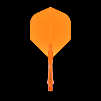 Winmau Fusion Integrated Flight & Shaft Orange Short