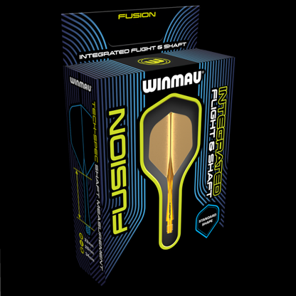 Winmau Fusion Integrated Flight & Shaft Orange Short