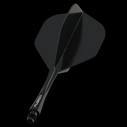 Winmau Fusion Integrated Flight & Shaft Dark Black Intermediate