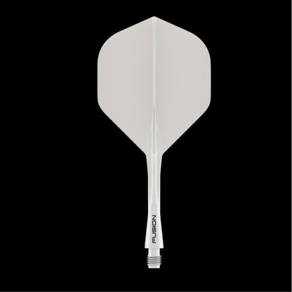Winmau Fusion Integrated Flight & Shaft Solid White Intermediate