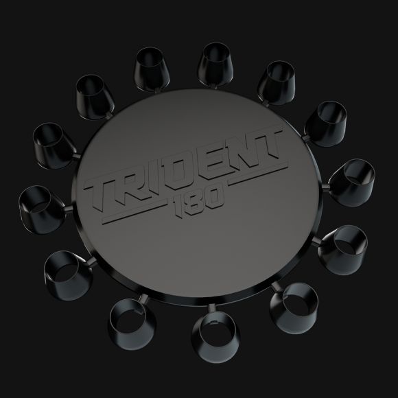 Winmau Trident 180 - Dart Point Cones Black