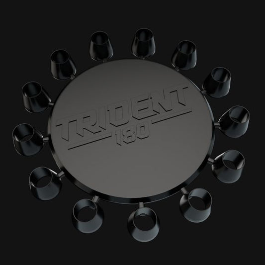 Winmau Trident 180 - Dart Point Cones Black