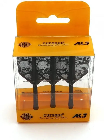CUESOUL ROST AK5 Integrated Dart Shaft & Flight - Big Wing Shape - Short - Skulls