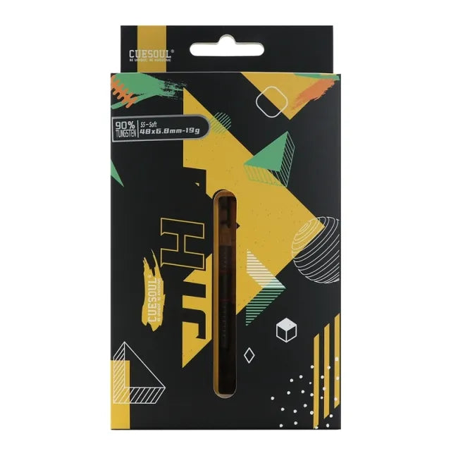 CUESOUL JIHO S5 19 gram 90% Tungsten Soft Tip Dart Set w/ ROST T19 Flight