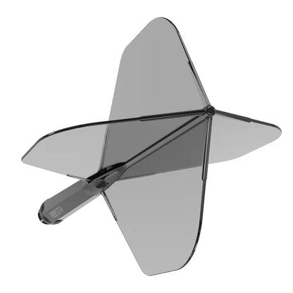 CUESOUL ROST 77 Integrated Dart Shaft & Flight - Big Standard Shape - Short - Transparent B/B/G