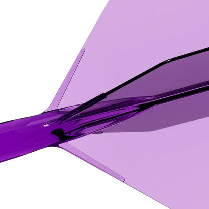 CUESOUL ROST 77 Integrated Dart Shaft & Flight - Big Wing Shape - Medium - Transparent Purple
