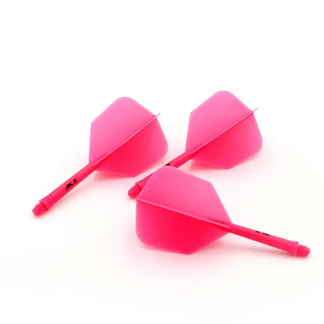 CUESOUL ROST AK5 Integrated Dart Shaft & Flight - Big Wing Shape - Short - Pink
