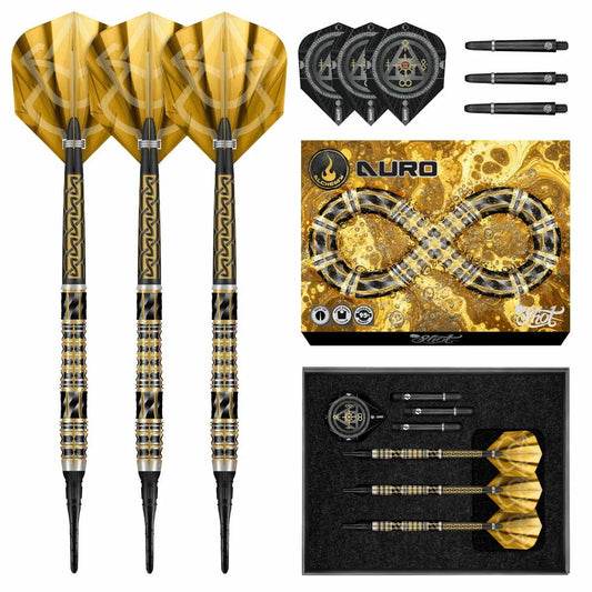 Shot Alchemy Auro Soft Tip Dart Set-95% Tungsten-20gm