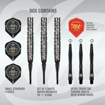 Shot Alchemy Runstel Soft Tip Dart Set-90% Tungsten-20gm