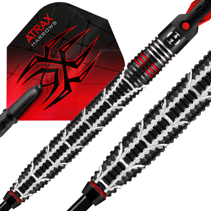 Harrows Atrax - Steel Tip Darts - 95% Tungsten - 24g
