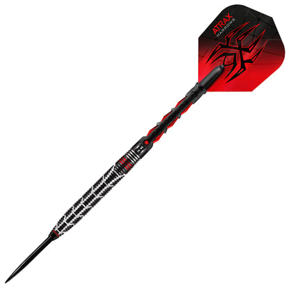Harrows Atrax - Steel Tip Darts - 95% Tungsten - 24g