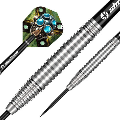 Shot Badlands Krush Steel Tip Dart Set-90% Tungsten Barrels-23gm