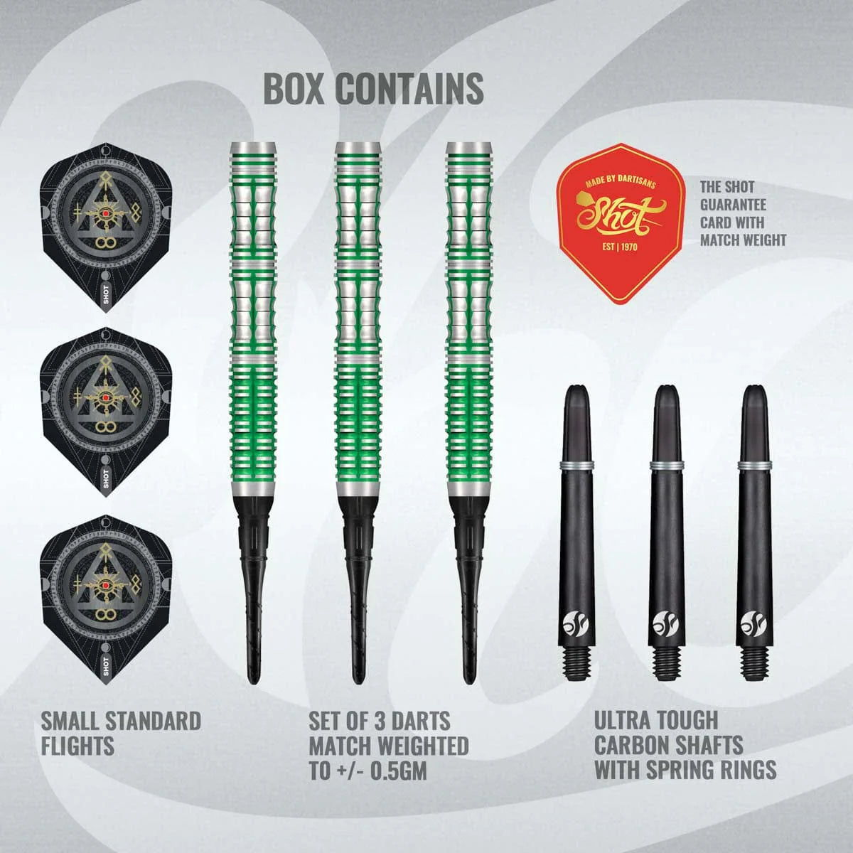 Shot Alchemy Mythril Soft Tip Dart Set-90% Tungsten-20gm