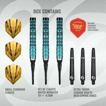 Shot Alchemy Volta Soft Tip Dart Set-90% Tungsten-20gm