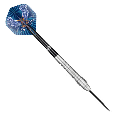 Shot Birds of Prey Kestrel Steel Tip Dart Set-80% Tungsten Barrels-27gm