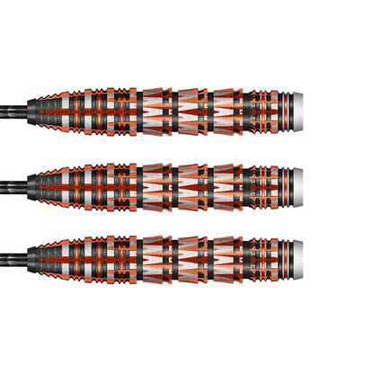 Shot Badlands Rustin Steel Tip Dart Set-90% Tungsten Barrels-25gm