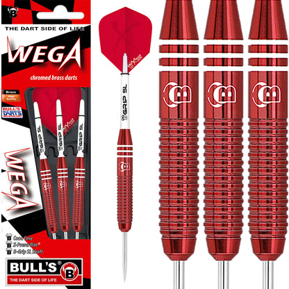 BULL'S Wega 23 gram Brass Steel Tip Dart Set