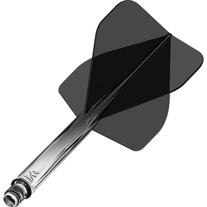 Mission Force 90 - Molded Flight & Shaft System - Gradient - Transparent Black - Standard No2 - Short