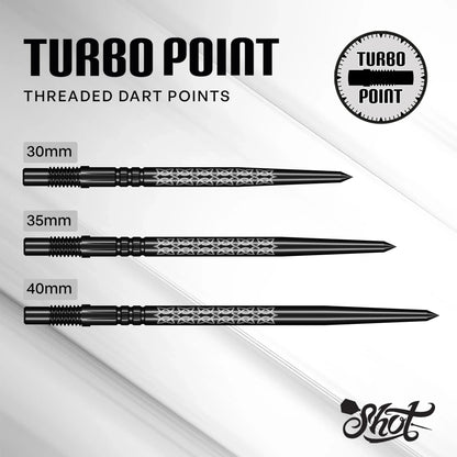 Shot Celt Steel Tip Turbo Dart Points - 35mm