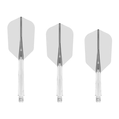 Mission Force 90 - Molded Flight & Shaft System - Clear - Slim Tweenie