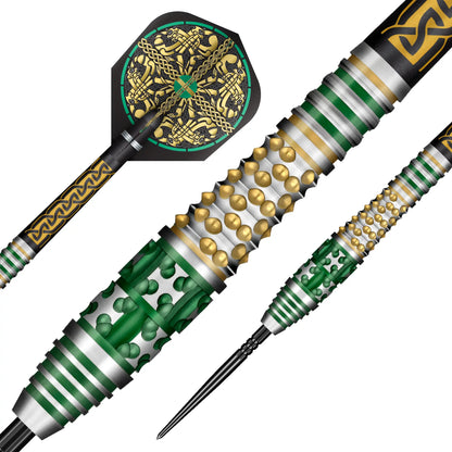 Shot Celt Cernunnos Turbo Point Steel Tip Dart Set-90% Tungsten Barrels - 24gm
