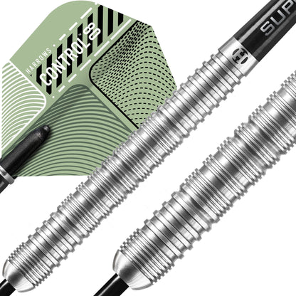 Harrows Control - Steel Tip Darts - 80% Tungsten - 23g Parallel