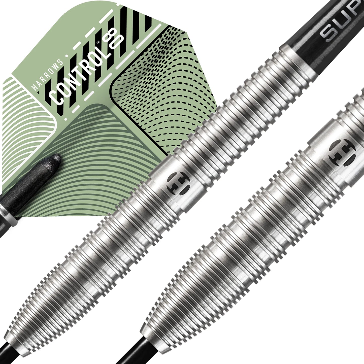 Harrows Control - Steel Tip Darts - 80% Tungsten - 23g Tapered
