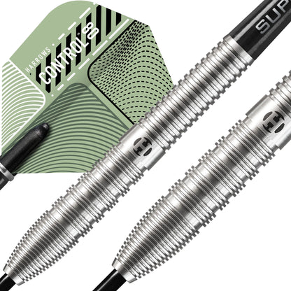 Harrows Control - Steel Tip Darts - 80% Tungsten - 23g Tapered