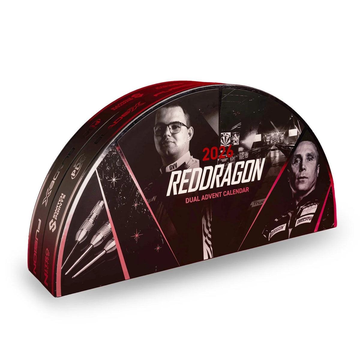 Winmau x Red Dragon Dual-Branded 2026 Premium Advent Calendar - Steel Tip PREORDER