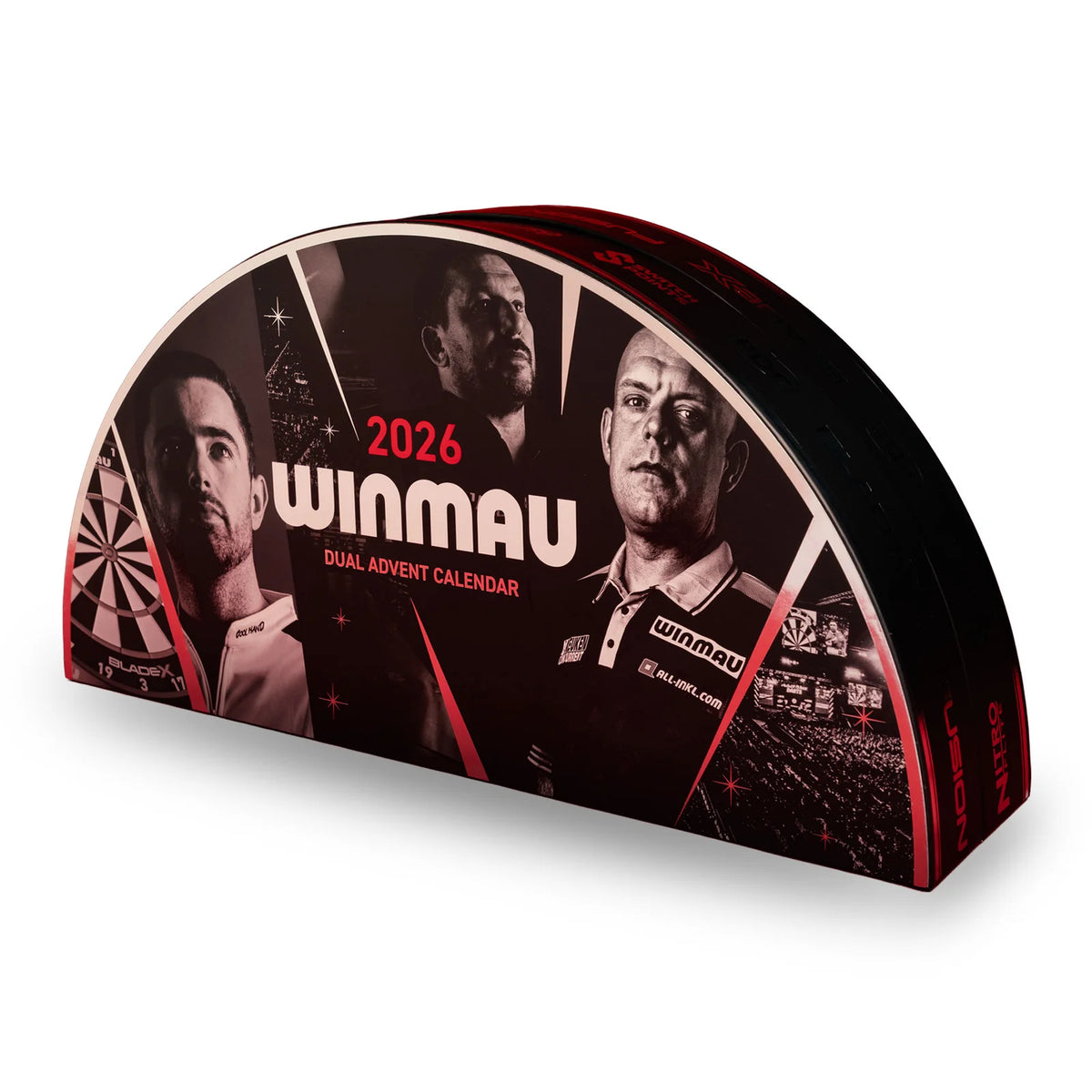 Winmau x Red Dragon Dual-Branded 2026 Premium Advent Calendar - Steel Tip PREORDER