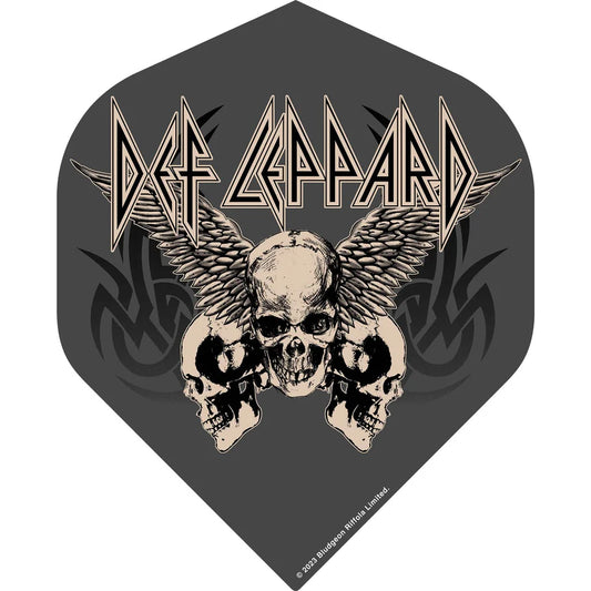 Def Leppard Official Licensed Dart Flights - 100 Micron - No2 - Standard - Skulls with Wings