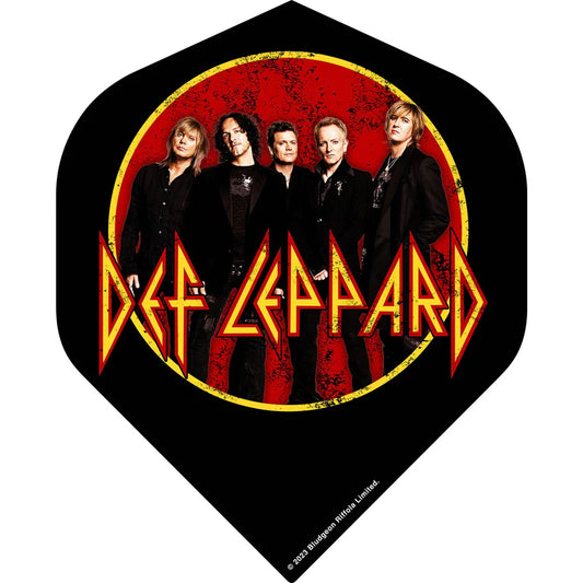 Def Leppard Official Licensed Dart Flights - 100 Micron - No2 - Standard Original