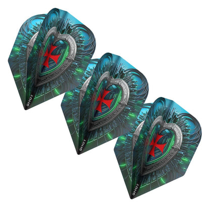 Shot Future Knights Dreadheart Dart Flight Set Small Standard