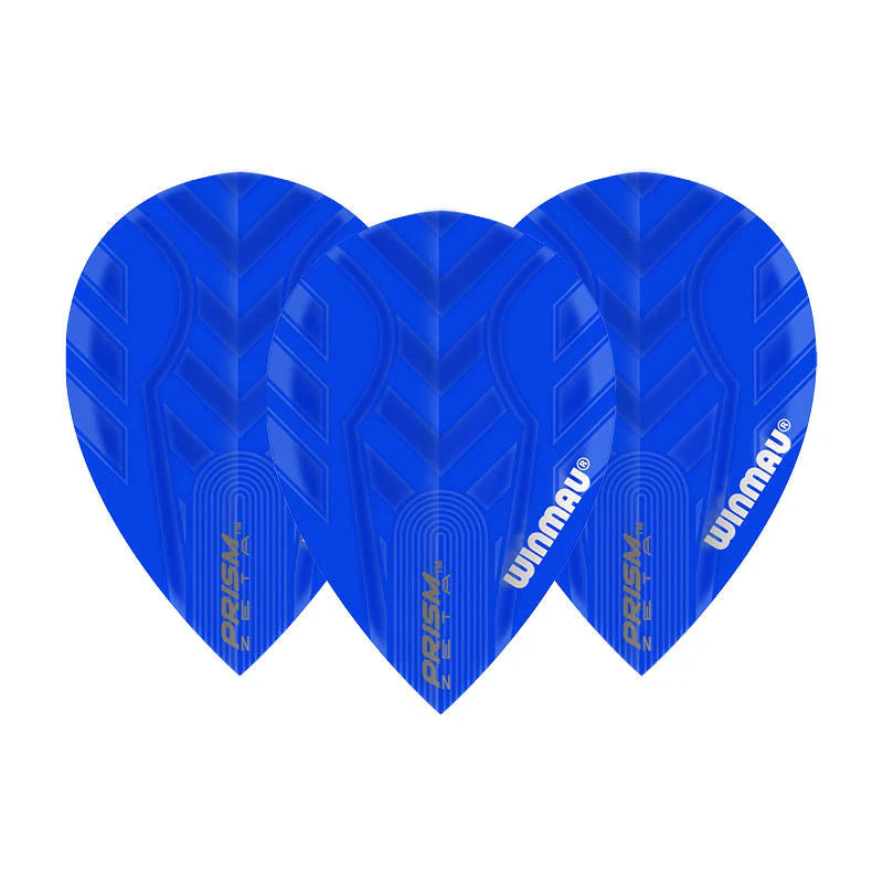 Winmau Prism Zeta Blue Pear Standard Extra Thick Flights