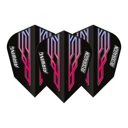 Red Dragon Airwing Molded V-Standard Flights - Pink