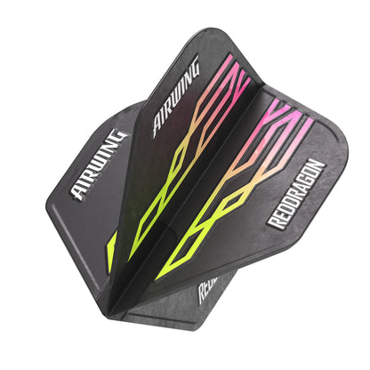 Red Dragon Airwing Molded Standard Flights - Yellow/Pink