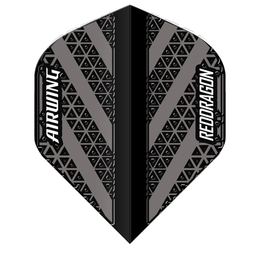 Red Dragon Airwing Molded Standard Flights - Black & Gray