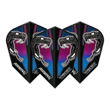 Red Dragon Airwing Molded V-Standard Flights - Peter Wright Blue Snakebite