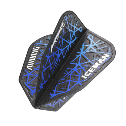 Red Dragon Airwing Molded V-Standard Flights - Gerwyn Price Iceman Blue