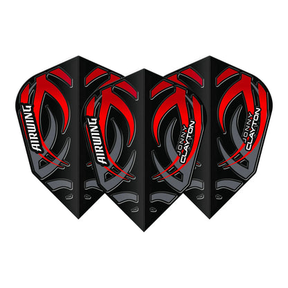 Red Dragon Airwing Molded V-Standard Flights - Jonny Clayton Red