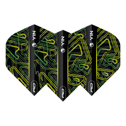 Red Dragon Yellow & Green Yin Yang Extra Thick Standard