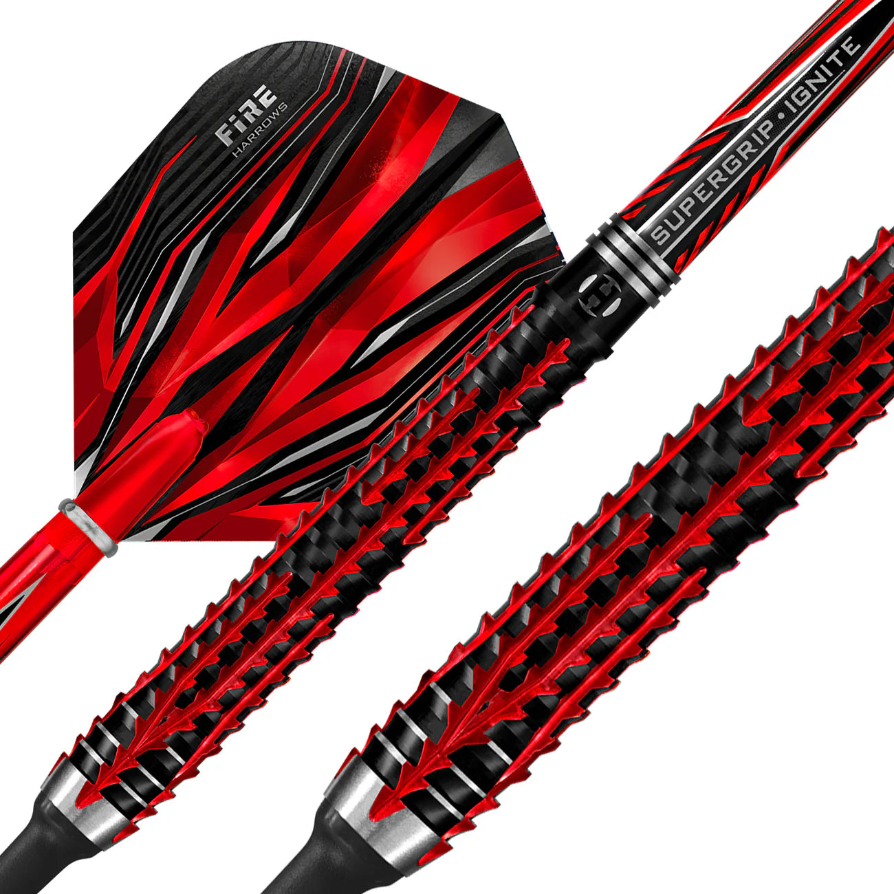 Harrows Fire Inferno - Soft Tip Darts - 90% Tungsten - 18g